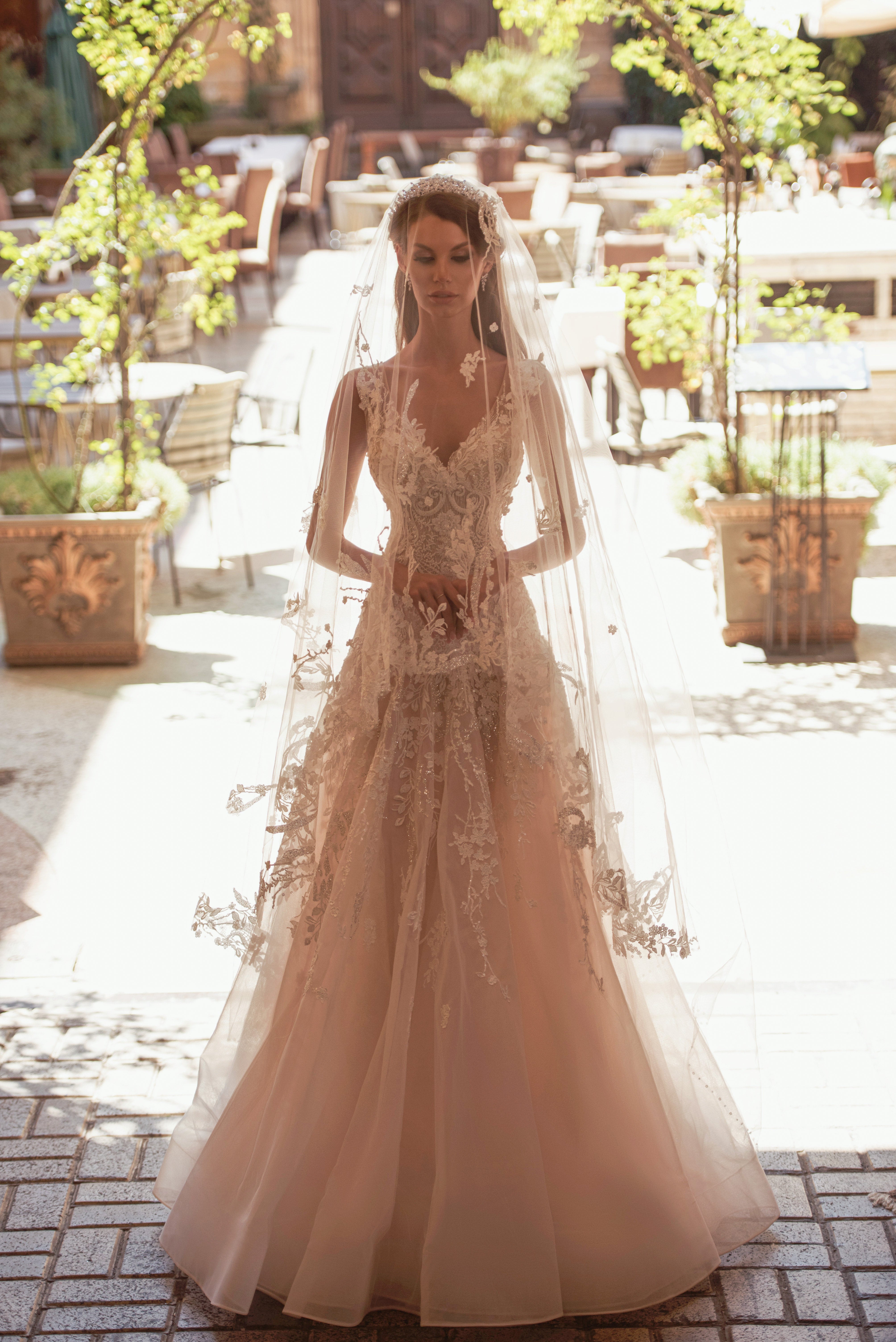 Drop Waist Lace Wedding dress | ALEXANDRA BRIDAL